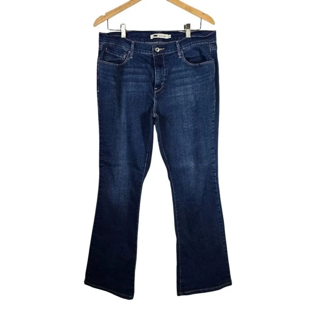 Levi's Dark Blue Bootcut Jeans 515 Size 14